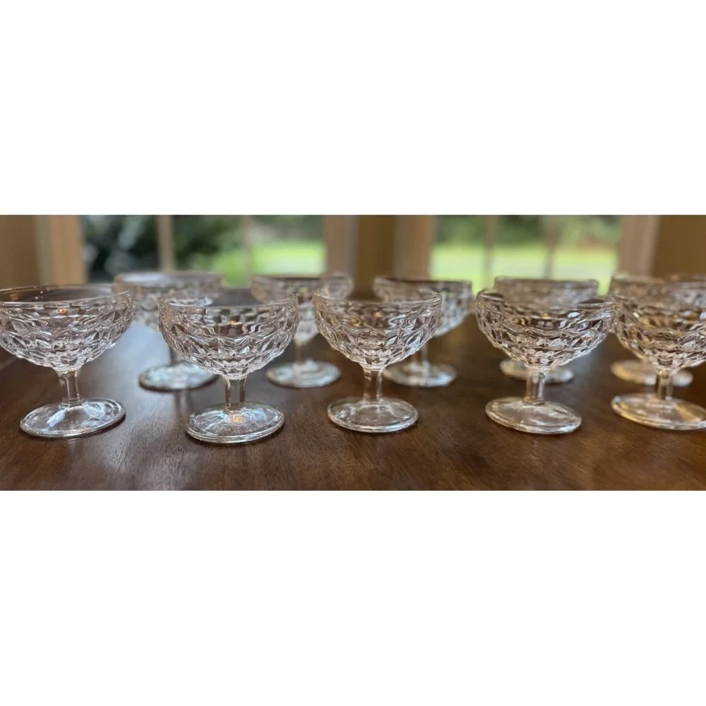 Fosteria American Sundae Glass Set of 10 3 1/8 x 4 in‎